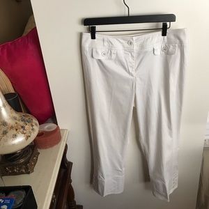 Tribella sport white crop pants